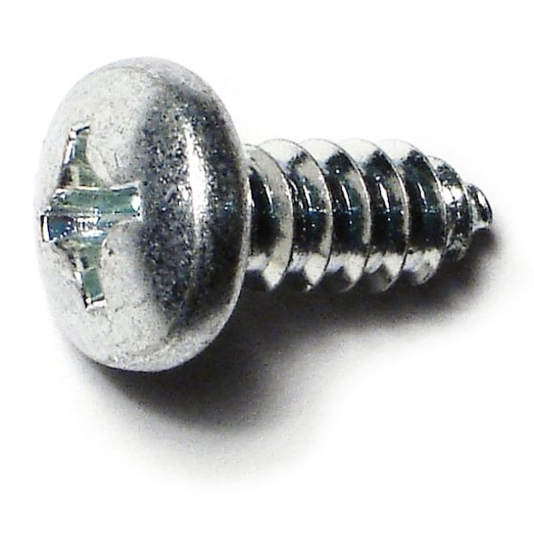 Midwest Fastener Sheet Metal Screw, #14 x 5/8 in, Zinc Plated Steel Pan Head Phillips Drive, 100 PK 50864 - main